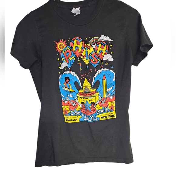 Phish 2022 NY Black Concert T-Shirt Size Medium - Picture 1 of 5